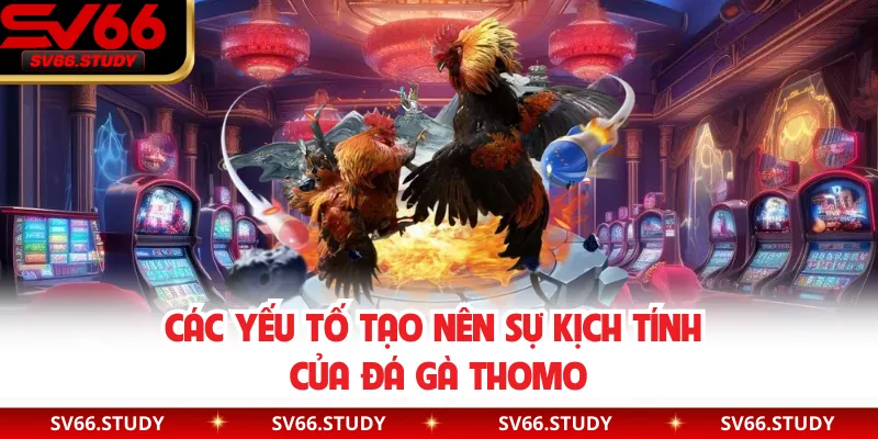 Các yếu tố tạo nên sự kịch tính của đá gà Thomo